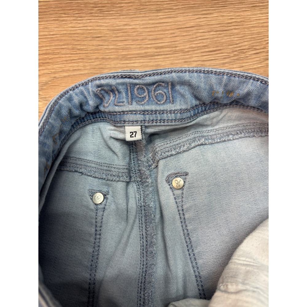 DL1961 Emma Low Rise Legging Skinny Jeans Somer Light Wash Stretch Denim 27 - Picture 4 of 10